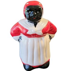 Vintage Ceramic Americana Mammy Coin Bank 6.5"